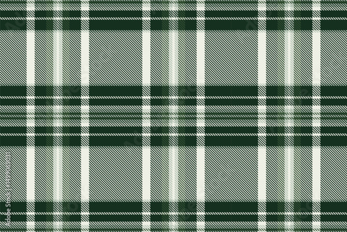 Luxury background texture pattern, girl tartan textile vector. Checked seamless check fabric plaid in dark and white colors.