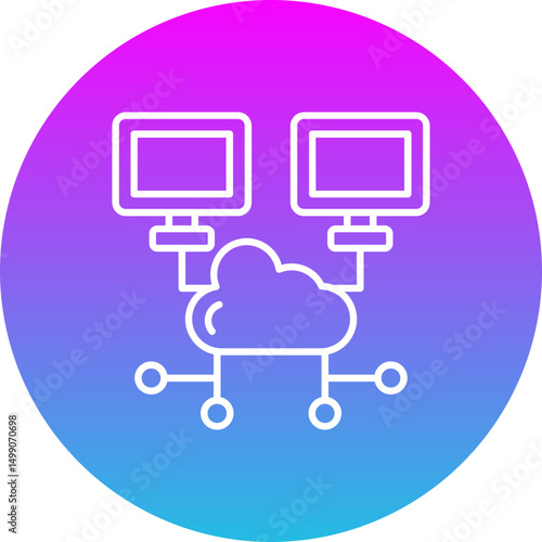 Cloud network Icon