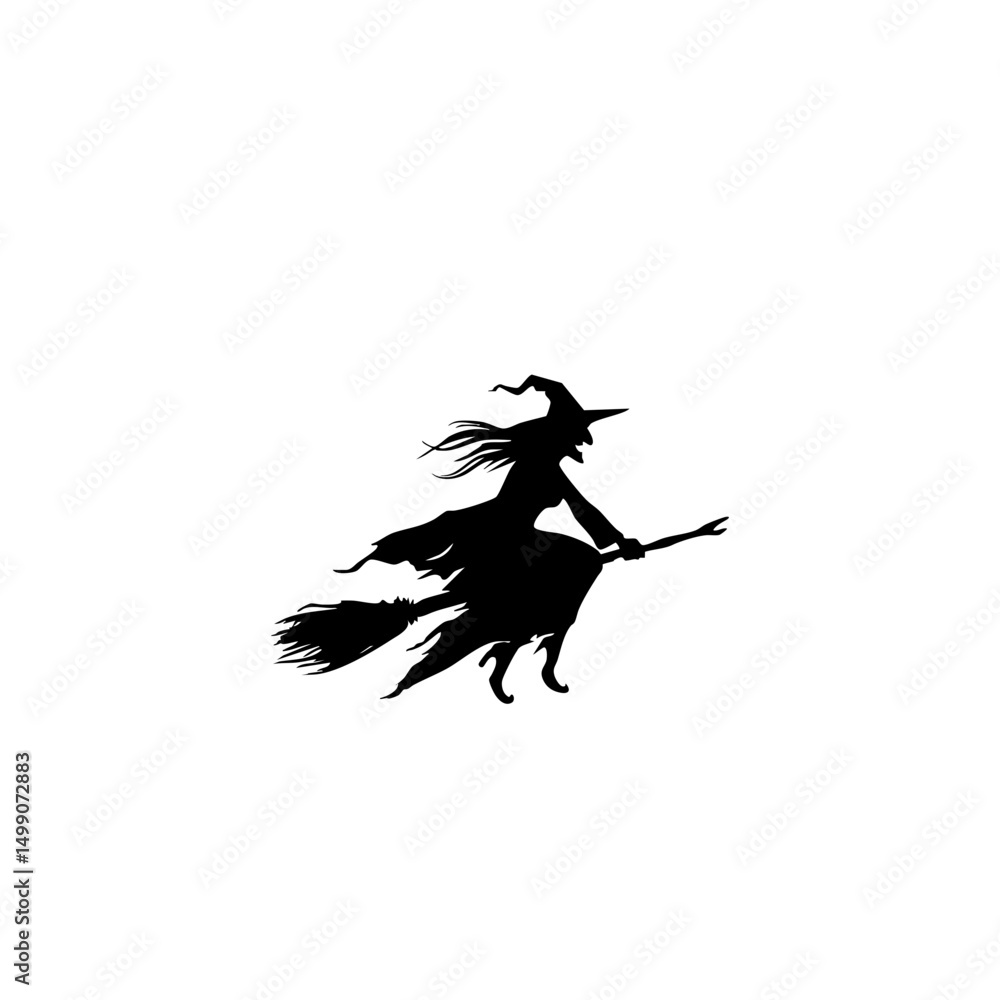 Obraz premium Samurai Sword Fighter - Flat Design for Logos & Branding