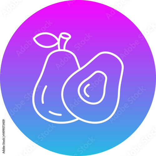 Avocado Icon