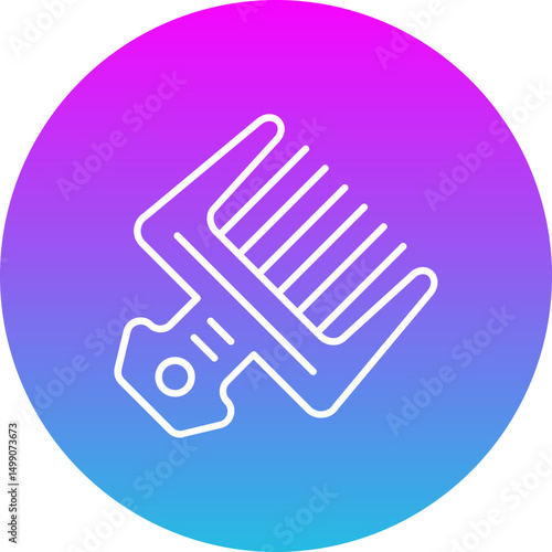 Afro comb Icon