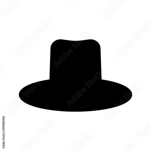 Trendy Women's Hat Style Icons. Fashionable Headwear and Accessory Symbols.