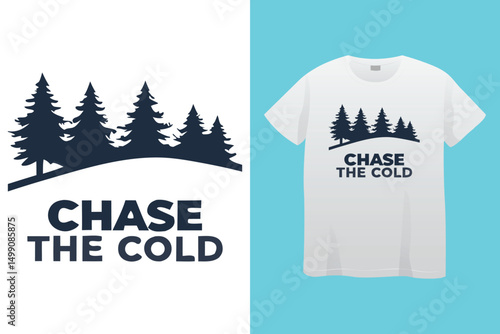 Snowboarding Illustration in Mountain Winter Landscape – Extreme Sports Vector Art.