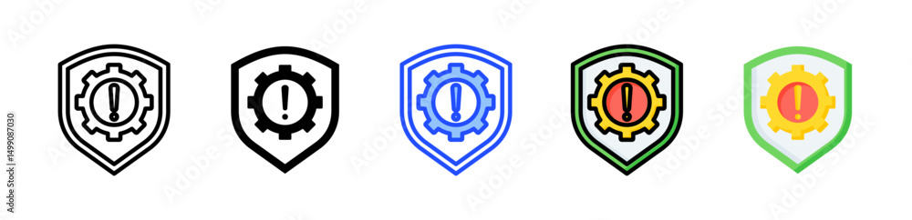 Safety First Icon Collection With Multiple Styles Safety First Icon Collection With Multiple Styles