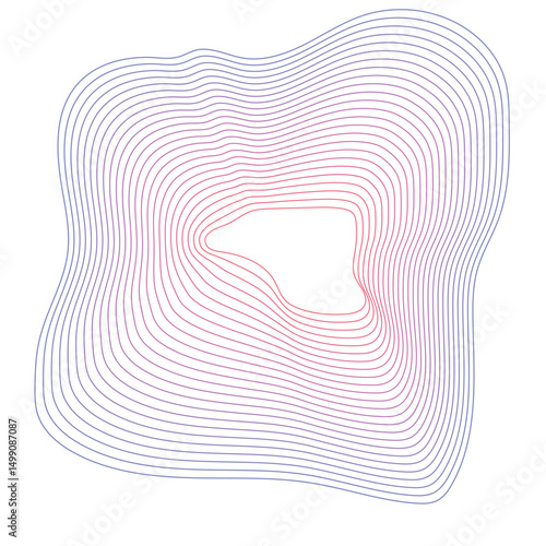 Topography lines
