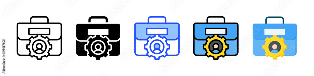 Stakeholder Resources Icon Collection With Multiple Styles Stakeholder Resources Icon Collection With Multiple Styles