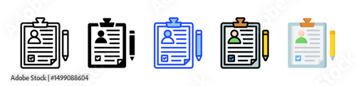 Stakeholder Assessment Icon Collection With Multiple Styles