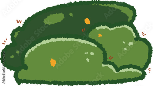 Green Shrub Hardline
