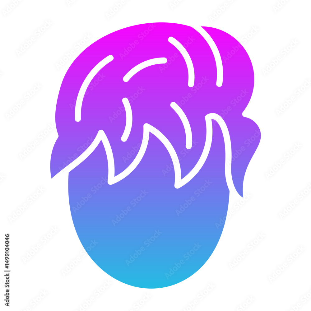 Fototapeta premium Hairstyle Icon