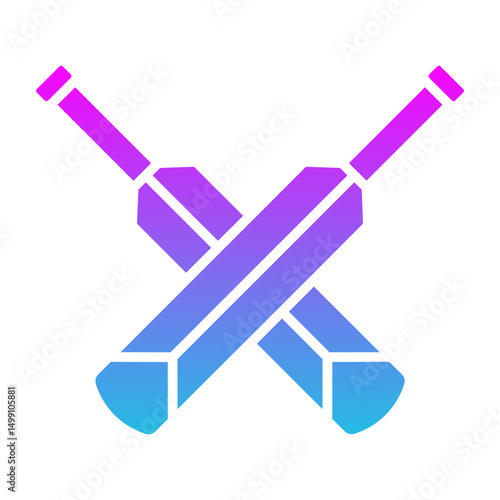 Cricket bat Icon