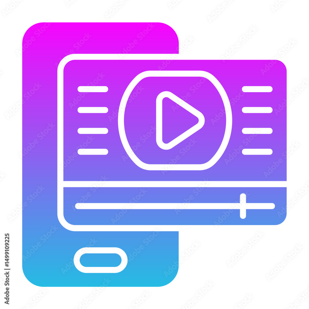 Fototapeta premium Smartphone Icon