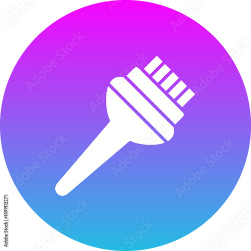 Hair dye brush Icon