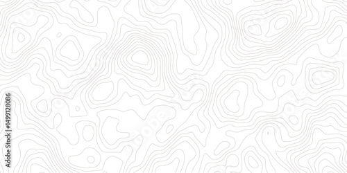 topographic map background geographic line map with elevation assignments. Modern design with White background with topographic wavy pattern design.paper texture Imitation of a geographical map shades