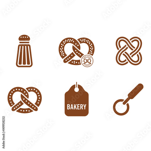 Celebrating the art of baking with pretzels salt and tools a culinary heritage and traditions icon
