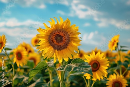 sunflowers in the field