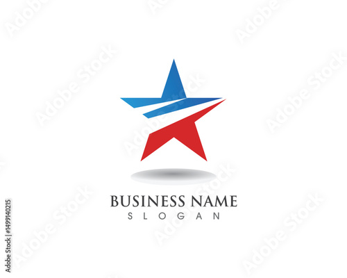 Star success logo and symbosl vector template
