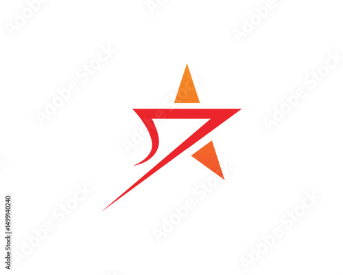 Star success logo and symbosl vector template