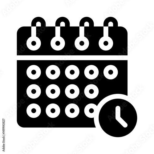 legal appointment glyph icon