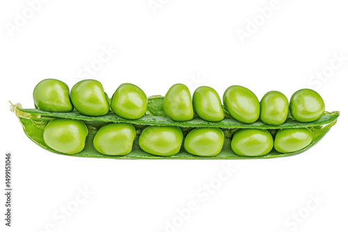 Wallpaper Mural Fresh Green Peas in Pod Organic Vegetable Closeup Healthy Eating Food Photography Culinary on transparent background Torontodigital.ca