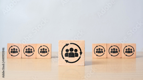 Photos Manpower planning and management concept