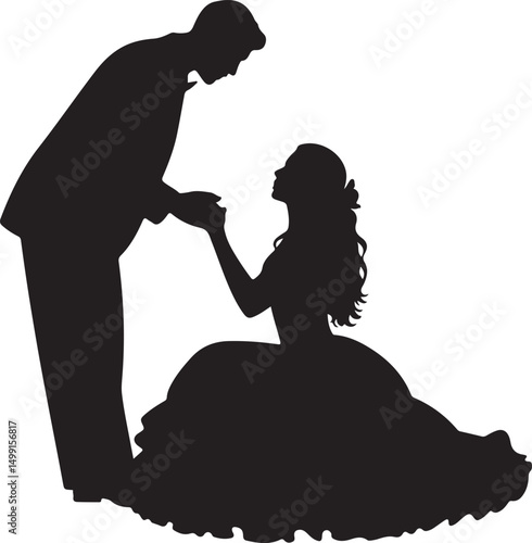 Bride and Groom Silhouette SVG – Elegant Wedding Couple for Cricut & Decor

Just Married Clipart – Romantic Bride & Groom PNG for Invitations & Crafts

Wedding Couple SVG Bundle – Mr and Mrs Design fo