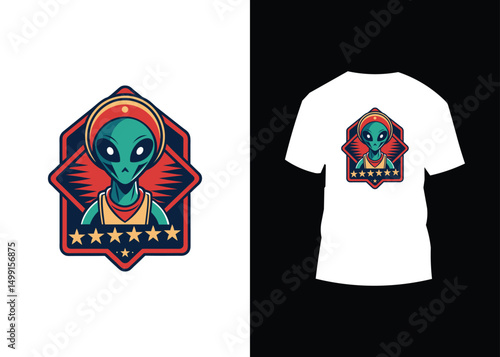 Fashionable print vector illustration for casual apparel design