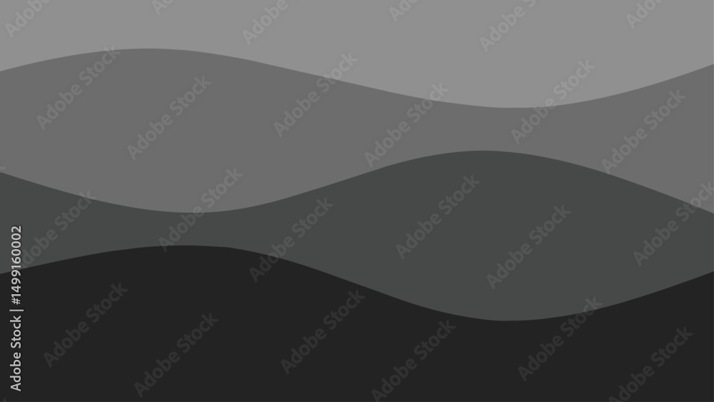Fototapeta premium Minimalist layered black and gray abstract background