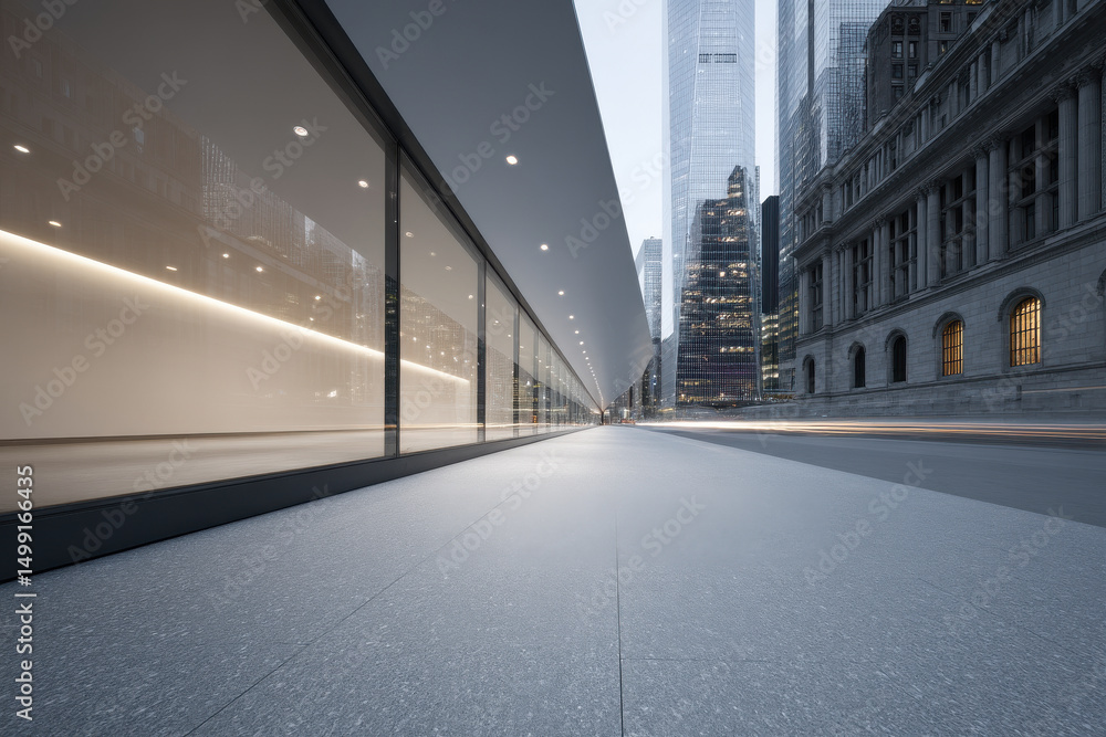 Obraz premium stunning view of contemporary cityscape in cis highlighting unique architectural textures and forms