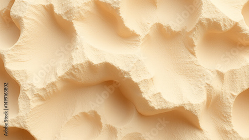 Abstract beige textured background cream waves pattern