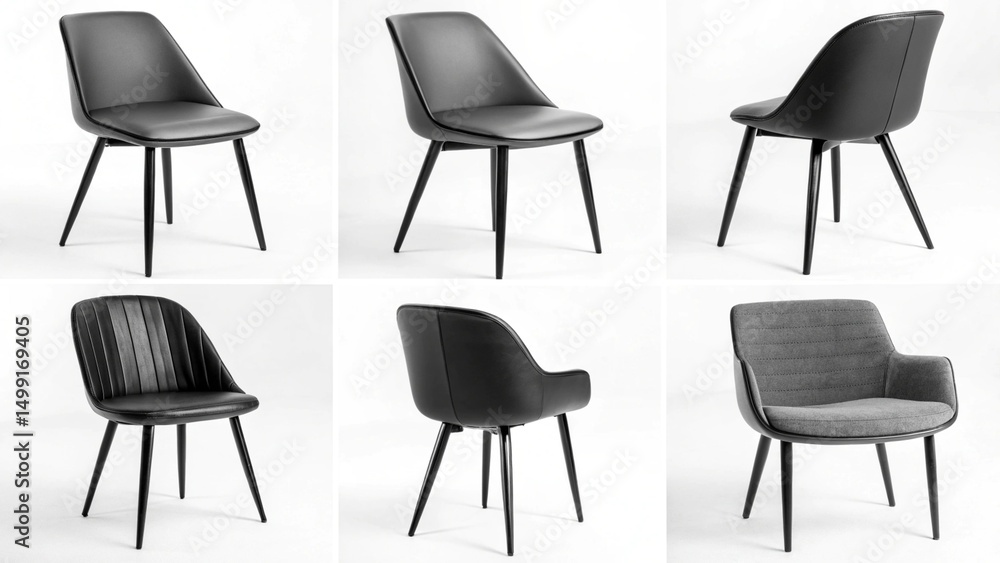 Fototapeta premium chair isolated on white background