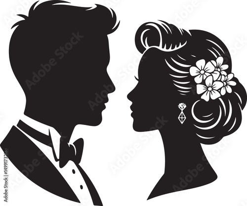 Bride and Groom Silhouette SVG – Elegant Wedding Couple for Cricut & Decor

Just Married Clipart – Romantic Bride & Groom PNG for Invitations & Crafts

Wedding Couple SVG Bundle – Mr and Mrs Design fo