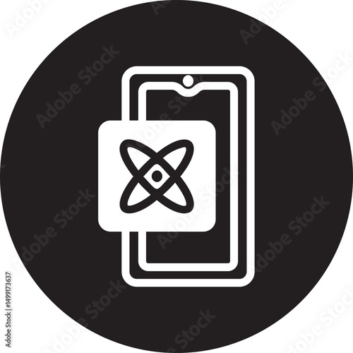 gyroscope glyph icon