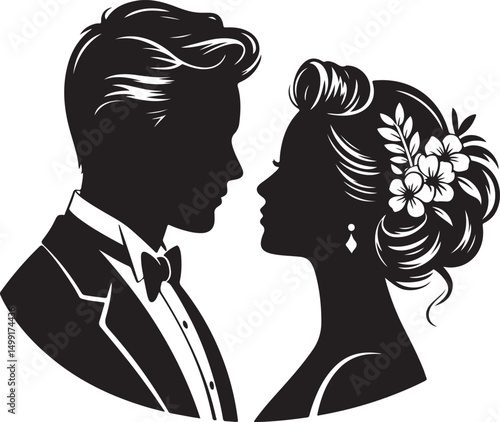 Bride and Groom Silhouette SVG – Elegant Wedding Couple for Cricut & Decor

Just Married Clipart – Romantic Bride & Groom PNG for Invitations & Crafts

Wedding Couple SVG Bundle – Mr and Mrs Design fo