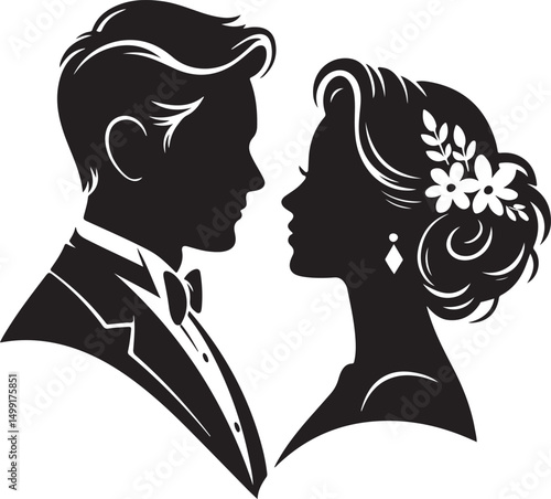 Bride and Groom Silhouette SVG – Elegant Wedding Couple for Cricut & Decor

Just Married Clipart – Romantic Bride & Groom PNG for Invitations & Crafts

Wedding Couple SVG Bundle – Mr and Mrs Design fo