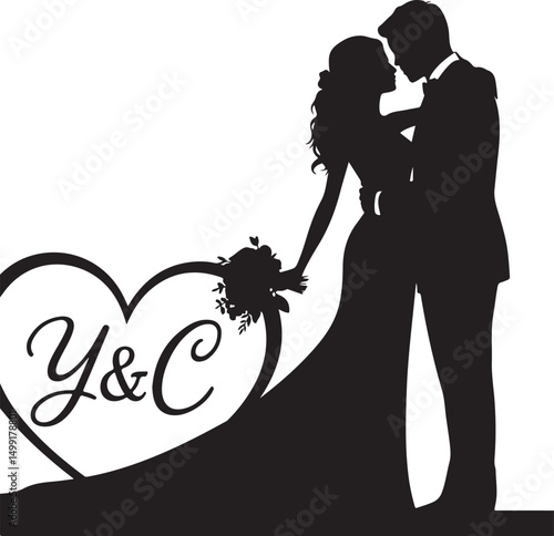 Bride and Groom SVG | Wedding Couple Silhouette | Just Married Cut File for Cricut

Mr and Mrs SVG | Wedding Day Design | Bride & Groom Clipart for DIY Signs & Shirts

Wedding Couple SVG | Romantic Br