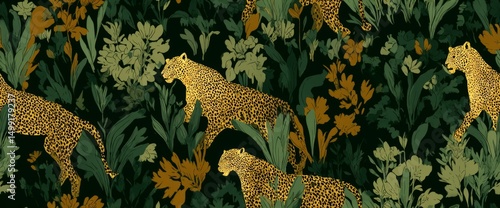 Leopard print pattern with ...