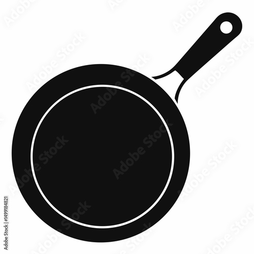 frying pan isolated on white