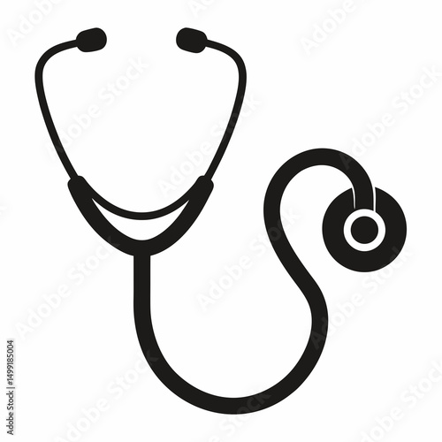 stethoscope isolated on white background
