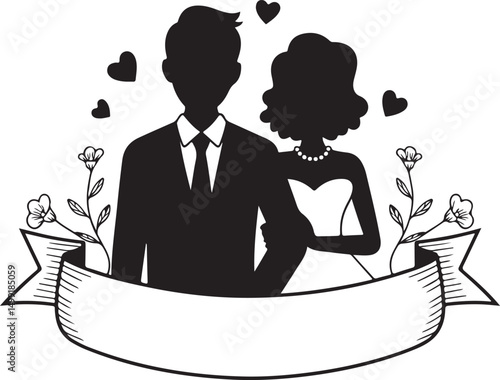 Bride and Groom SVG | Wedding Couple Silhouette | Just Married Cut File for Cricut

Mr and Mrs SVG | Wedding Day Design | Bride & Groom Clipart for DIY Signs & Shirts

Wedding Couple SVG | Romantic Br