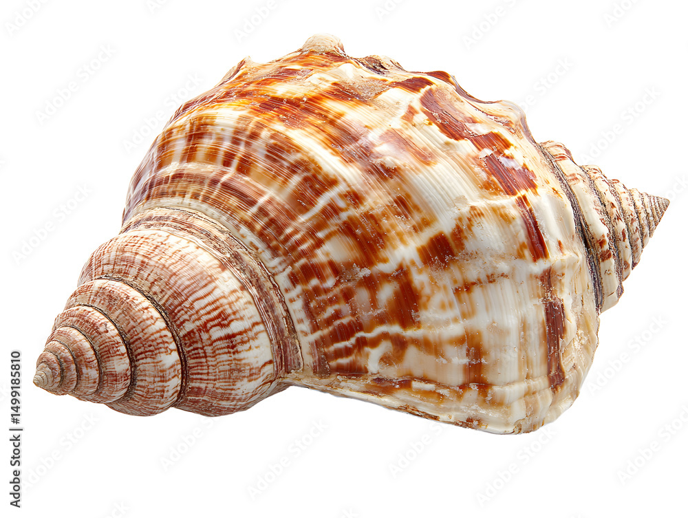 Obraz premium nautilus shell isolated on white