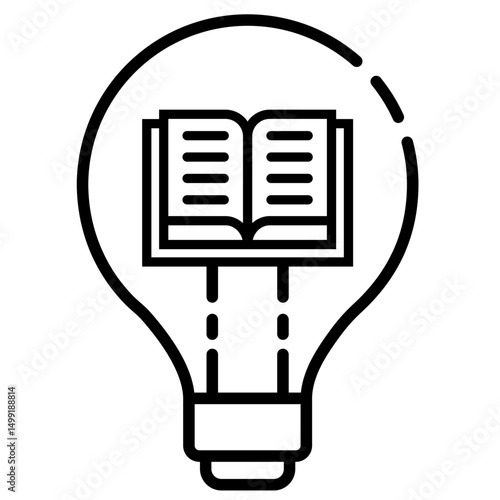 light bulb icon vector
