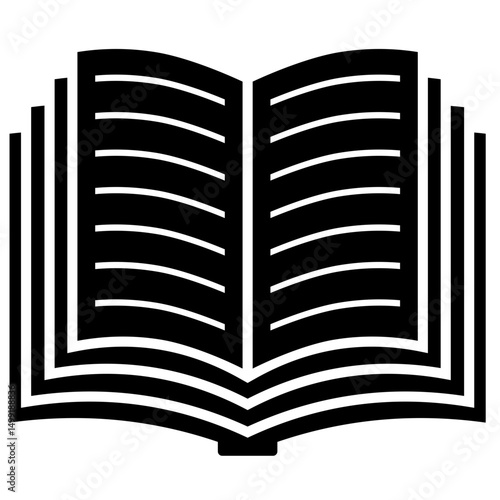 open book vector