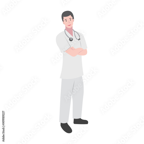 Profession Character medical staff perfect for infographics and educational materials
