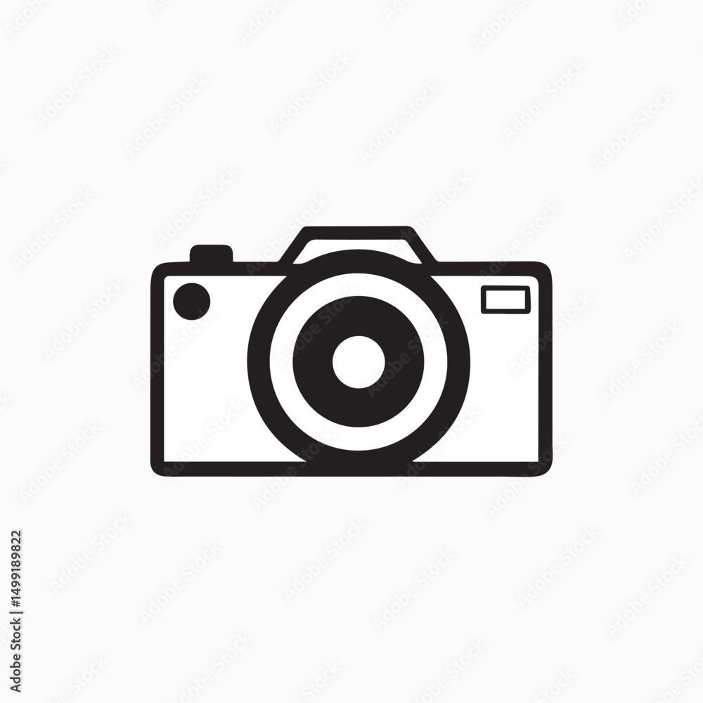Camera icon Photo camera icon in different style. Vector illustrationn icon Camera icon Photo camera icon in different style. Vector illustrationn icon