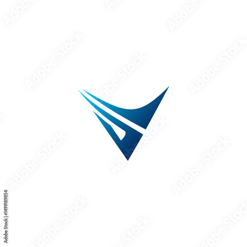 letter v logo design for business brand inspiration