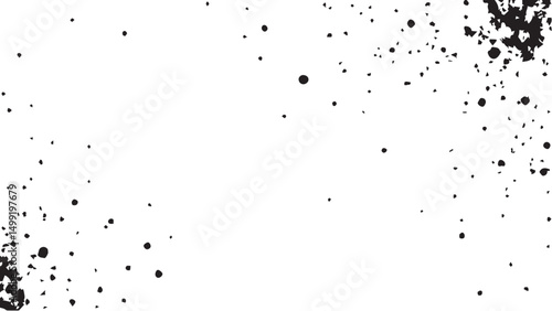 Distressed black grunge texture. Old dusty grain overlay. Dotted texture. Dust overlay texture, noise particles and grunge background. 