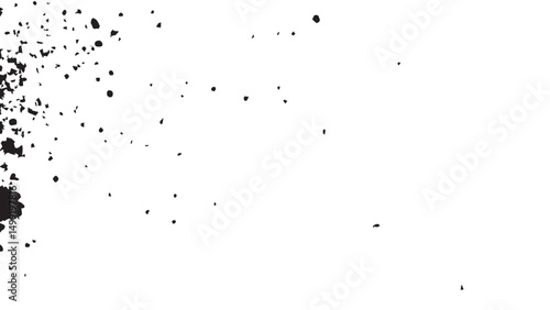 Distressed black grunge texture. Old dusty grain overlay. Dotted texture. Dust overlay texture, noise particles and grunge background. 