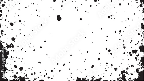 Distressed black grunge texture. Old dusty grain overlay. Dotted texture. Dust overlay texture, noise particles and grunge background. 