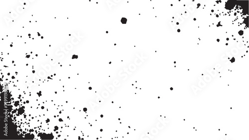 Distressed black grunge texture. Old dusty grain overlay. Dotted texture. Dust overlay texture, noise particles and grunge background. 