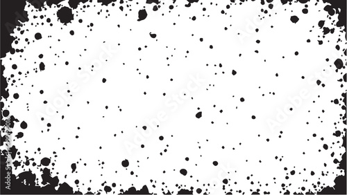 Distressed black grunge texture. Old dusty grain overlay. Dotted texture. Dust overlay texture, noise particles and grunge background. 